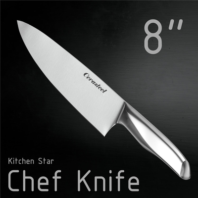 Hollow Handle Cerasteel Knife 8 In Chef Knife